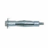 DeWALT® 02101 Polly™ Light Duty Short Hollow Wall Anchor, 1/8 in, #6-32 Thread, 1-3/4 in L Thread, Carbon Steel