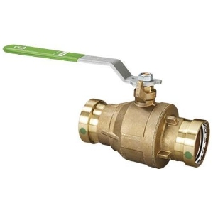 ProPress® 78300 Model 2971.1XL Ball Valve, 2-1/2 in Nominal, Press End Style, Brass Body, Full Port, EPDM Softgoods