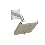 RIOBEL 326PN Showerhead Shower Calliano Adjustable, 2 gpm Min, Polished Nickel