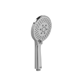 RIOBEL 4368C Shower/bath components Handshower Hand Set Single-Function, 4-3/4 in Dia Shower Head 3-Jet Shower Head, 1.8 gpm Flow Rate, Chrome