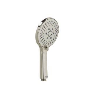 RIOBEL 4368PN Shower/bath components Handshower Hand Set Single-Function, 4-3/4 in Dia Shower Head 3-Jet Shower Head, 1.8 gpm Flow Rate, Nickel