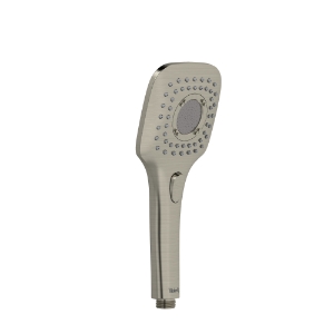 RIOBEL 4372BN Riobel Cross Collection Handshower Hand Set Single-Function, 4 in Dia Shower Head 3-Function Shower Head, 1.8 gpm Flow Rate, Nickel