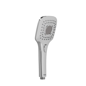 RIOBEL 4372C Riobel Cross Collection Handshower Hand Set Single-Function, 4 in Dia Shower Head 3-Function Shower Head, 1.8 gpm Flow Rate, Chrome