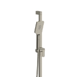 RIOBEL 4665BN Cross Collection Handshower Hand Set Shower Rail, Brushed Nickel