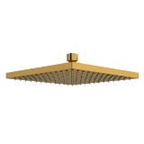 Riobel® 488BG 8" Rain Showerhead, Brushed Gold