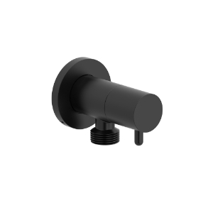 Riobel® 790BK Handshower Outlet With Integrated Volume Control, Black