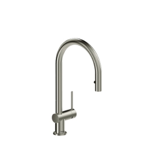RIOBEL AZ101SS Azure Pulldown Kitchen Faucet Pull-Down Touchless, 1.8 gpm Flow Rate, Stainless Steel