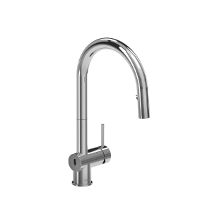 RIOBEL AZ211C Azure Pulldown Kitchen Faucet Pull-Down Touchless, 1.5 gpm Flow Rate, Chrome