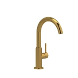 RIOBEL AZ601BG Food Prep Faucet Single Hole, Azure™, Brushed Gold, 1.8 gpm Flow Rate