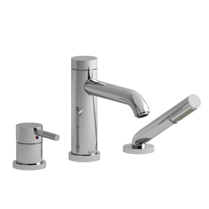 RIOBEL CS10C Cs Tub Filler, 8.7 gpm Flow Rate, Chrome