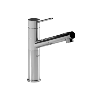 RIOBEL CY101C-15 Cayo Kitchen Faucet Pulldown Single Trattoria, 1.5 gpm Flow Rate, Chrome
