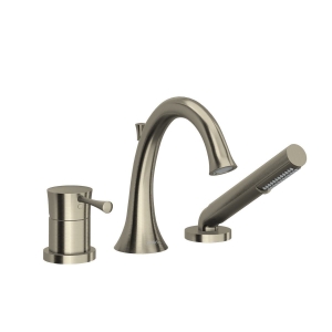 RIOBEL ED10BN Edge Tub Filler, 8.7 gpm Flow Rate, Nickel