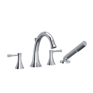 RIOBEL ED12LC Edge Tub Filler, 11.0 gpm Flow Rate, Chrome