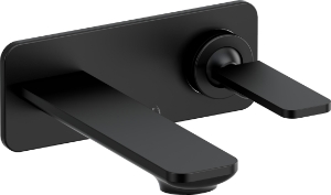 Riobel® EQ11BK Equinox™ Wall Mount Lavatory Faucet, Black