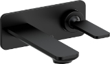 Riobel® EQ11BK Equinox™ Wall Mount Lavatory Faucet, Black