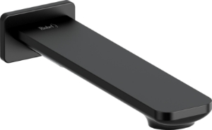 Riobel® EQ80BK Equinox™ Wall Mount Tub Spout, Black