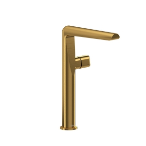 Riobel® PBL01BG Parabola™ Single Handle Tall Lavatory Faucet, Brushed Gold