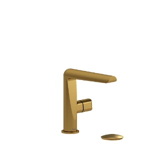 Riobel® PBS01BG Parabola™ Single Handle Lavatory Faucet, Brushed Gold