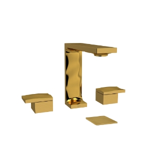 Riobel® RF08BG Reflet™ Widespread Lavatory Faucet, Brushed Gold