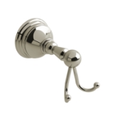 RIOBEL RT0PN Retro Robe Hook Mount Momenti, Polished Nickel