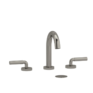 Riobel® RU08LBN Riu™ Widespread Lavatory Faucet With C-Spout, Brushed Nickel