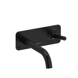 Riobel® RU11BK Riu™ Wall Mount Lavatory Faucet, Black