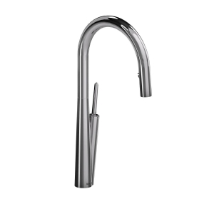 RIOBEL SC101C Solstice Kitchen Faucet Pulldown Single Trattoria, 1.6 gpm Flow Rate, Chrome