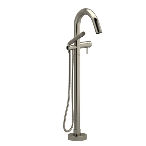 RIOBEL SY39BN SY39 Sylla 2-Way Tub Filler, 6 gpm Flow Rate, Brushed Nickel