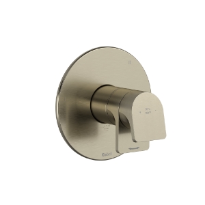 Riobel® TOD47BN Ode™ 1/2" Thermostatic & Pressure Balance Trim With 3 Functions, Brushed Nickel