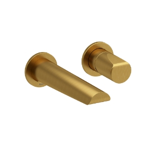 Riobel® TPB360BG Parabola™ Wall Mount 360° Lavatory Faucet Trim, Brushed Gold