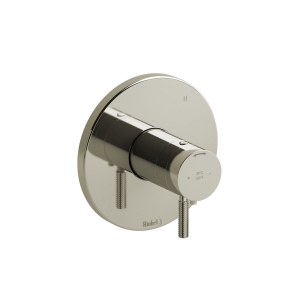 Riobel® TRUTM45KNPN Riu™ 1/2 in Thermostatic & Pressure Balance Trim With 5 Functions, Polished Nickel