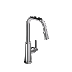 Riobel® TTSQ101C Trattoria Kitchen Faucet Pulldown Single, 1.5 gpm Flow Rate, Chrome