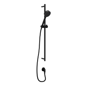 Rohl® 0126SBHS1MB Handshower Set With 31" Slide Bar and Single Function Handshower, Matte Black