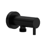 Rohl® 0327WOMB Handshower Outlet With Integrated Volume Control, Matte Black