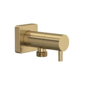 Rohl® 0427WOAG Handshower Outlet With Integrated Volume Control, Antique Gold