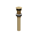 Rohl® 5445AG Lavatory Push Drain Without Overflow, Antique Gold