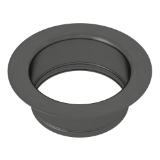 Rohl® 743BKS Disposal Flange, Black Stainless Steel