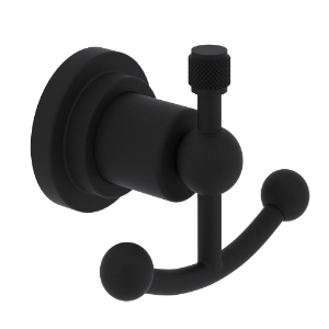 Rohl® A1481IWMB Campo™ Double Robe Hook, Matte Black