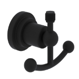 Rohl® A1481IWMB Campo™ Double Robe Hook, Matte Black