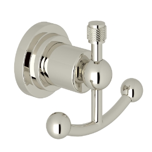 Rohl® A1481IWPN Campo™ Double Robe Hook, Polished Nickel