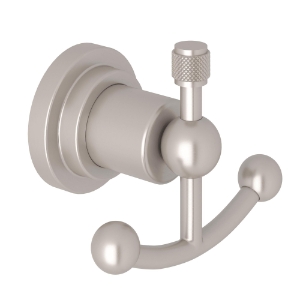 Rohl® A1481IWSTN Campo™ Double Robe Hook, Satin Nickel