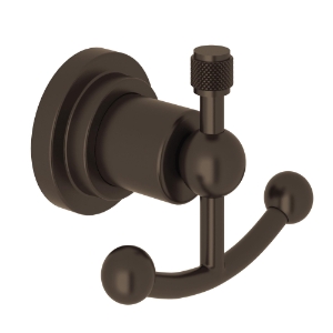 Rohl® A1481IWTCB Campo™ Double Robe Hook, Tuscan Brass
