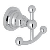 Rohl® A1481LIAPC San Giovanni™ Double Robe Hook, Polished Chrome