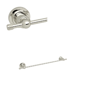 Rohl® A1484IWPN Campo™ 18" Towel Bar, Polished Nickel