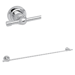 Rohl® A1489IWAPC Campo™ 30" Towel Bar, Polished Chrome