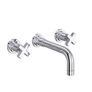 Rohl® A2207XMAPCTO-2 Lombardia® Wall Mount Lavatory Faucet Trim, Polished Chrome