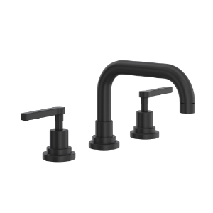 Rohl® A2218LMMB-2 Lombardia® Modern Bathroom Faucet, 1.2 gpm, Matte Black
