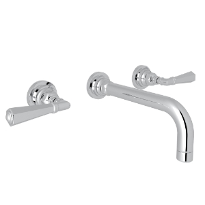 Rohl® A2307LMAPCTO-2 San Giovanni™ Wall Mount Lavatory Faucet Trim, Polished Chrome