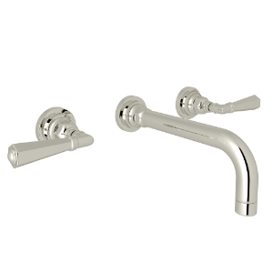 Rohl® A2307LMPNTO-2 San Giovanni™ Wall Mount Lavatory Faucet Trim, Polished Nickel
