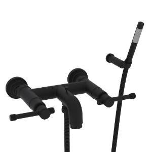 Rohl® A3302ILMB Campo™ Exposed Wall Mount Tub Filler, Matte Black